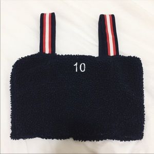 tommy inspired crop top